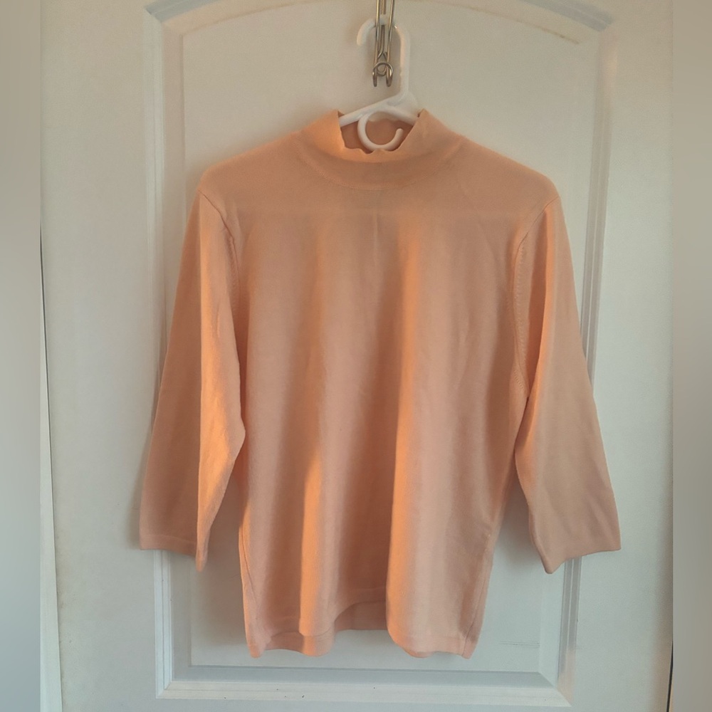 Mock Turtleneck from Talbots. 100%Merino Wool
